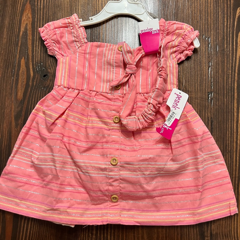 Size 6/9 months pink dress